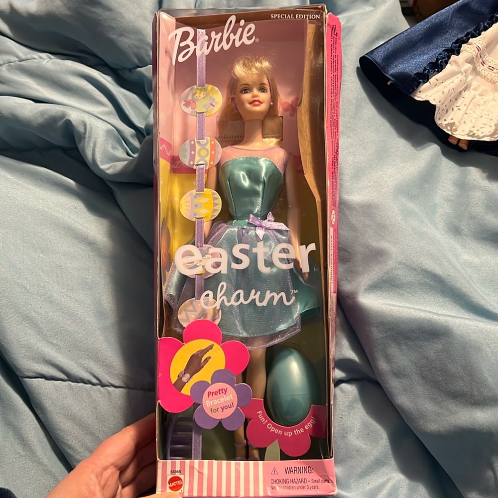 2001 Special edition Easter charm Barbie in original box. Never opened.